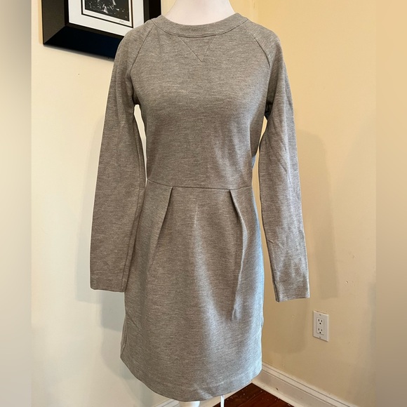 Madewell Light Gray Sweater Dress - Picture 3 of 7